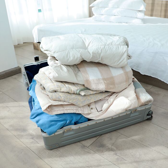 Sacs à vêtements sous vide, lot de 20 avec pompe manuelle, 4 tailles