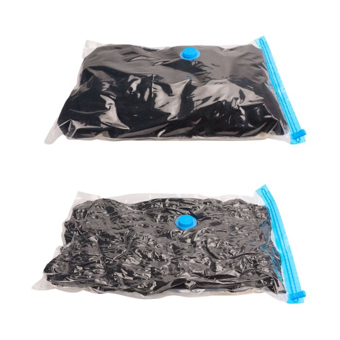 Sacs à vêtements sous vide, lot de 20 avec pompe manuelle, 4 tailles
