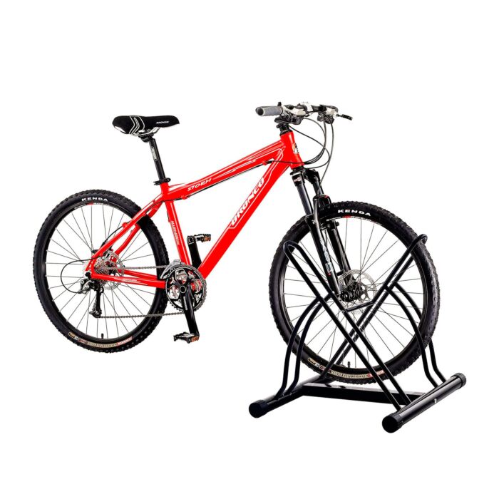 Veloständer für 2 Bikes, beidseitig nutzbar, robuste Stahlkonstruktion