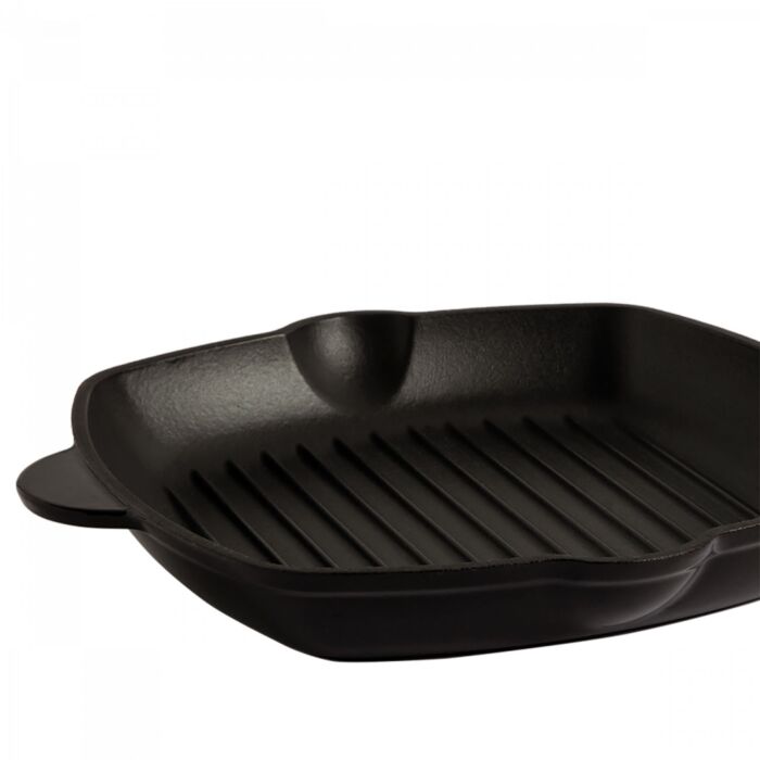 Lunasol Gusseisen-Grillpfanne, emailliert