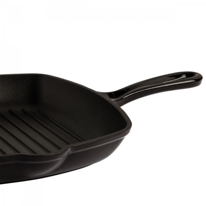 Lunasol Gusseisen-Grillpfanne, emailliert