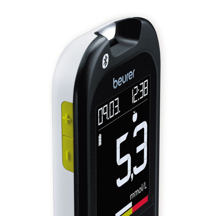 Lecteur de glycémie Beurer «GL 49», Bluetooth, kit de démarrage complet