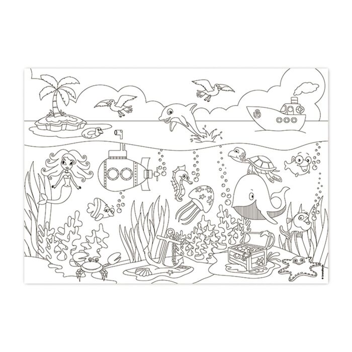 Set en papier «Kids Fun! Color-Me!», 48 feuilles, à colorier