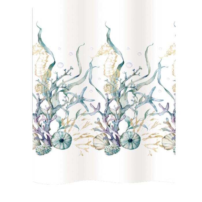 Rideau de douche diaqua «Marina», 180x200 cm, hydrofuge