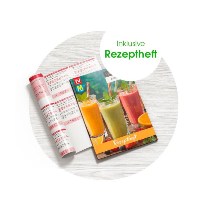 LIVINGTON Mini-Entsafter «Juice Boost», 160ml