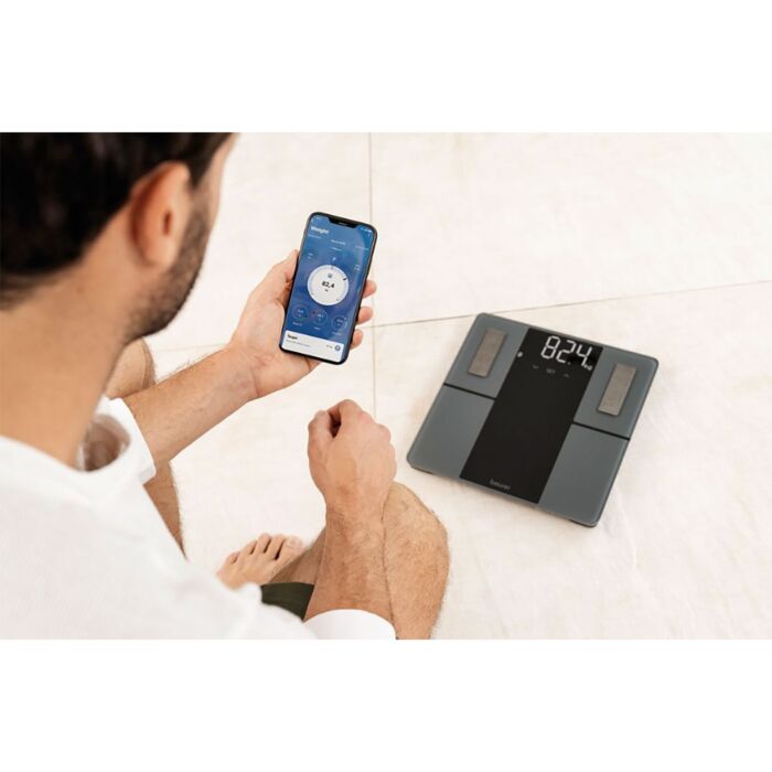 Beurer Diagnosewaage «BF 500», Bluetooth, Körperanalyse, bis 180 kg