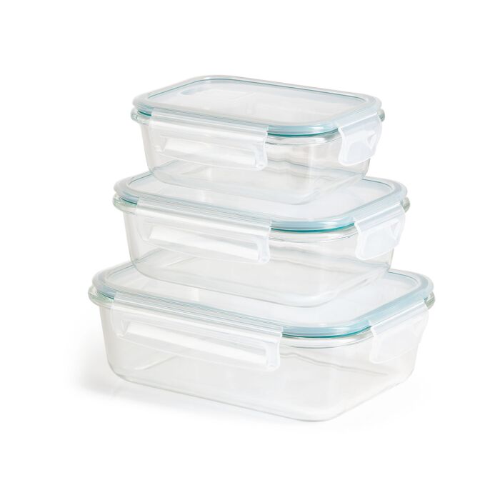 GOURMETmaxx Frischhaltedosen «Klick-It», 3-er Set