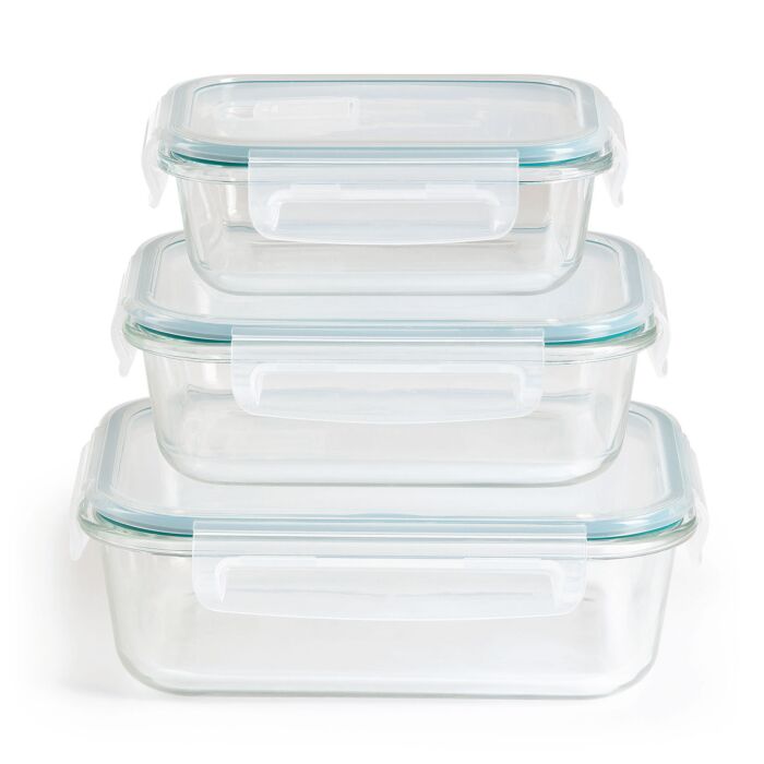 GOURMETmaxx Frischhaltedosen «Klick-It», 3-er Set