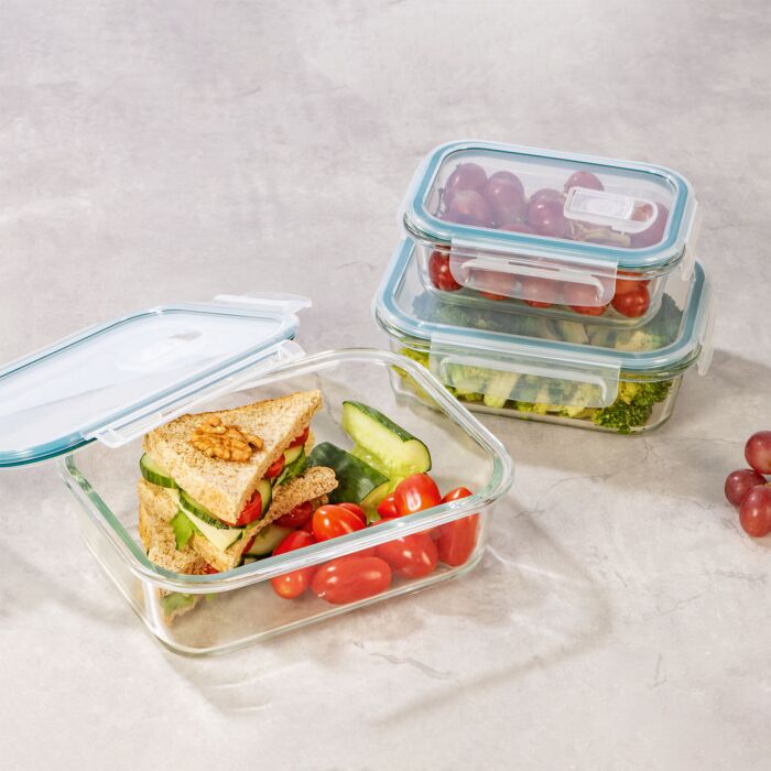 GOURMETmaxx Frischhaltedosen «Klick-It», 3-er Set