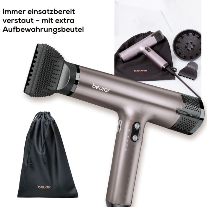 Beurer Haarföhn «Excellence HC 100», Ionenfunktion, 4 Heiz- und Gebläsestufen