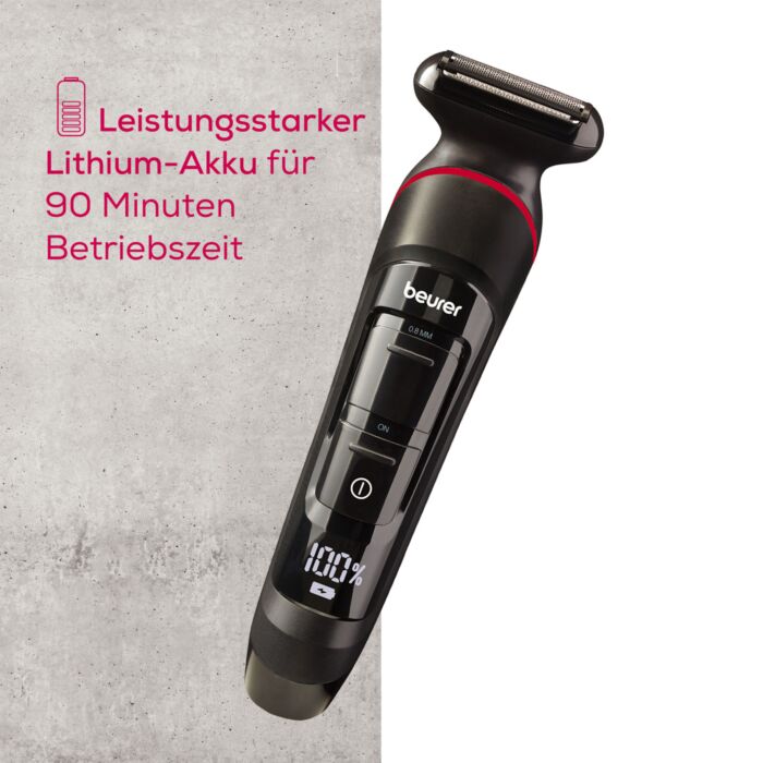 Multigroomer Beurer «MN9X», 11 embouts, étanche IPX7