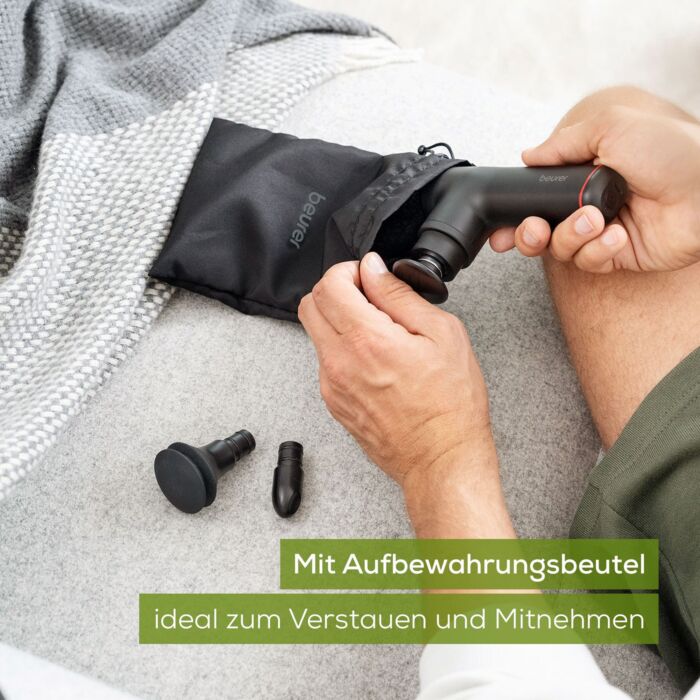 Pistolet de massage Beurer «MG 79», 3 embouts
