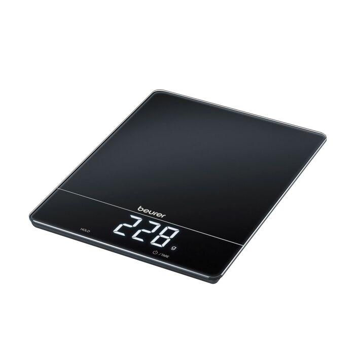 Beurer Küchenwaage, 15 kg Tragkraft, mit Hold- & Tara-Funktion