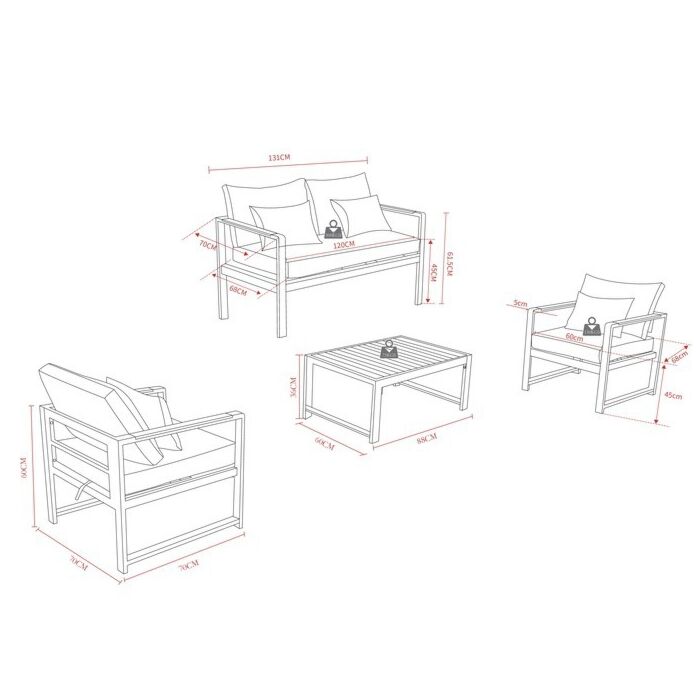Gartensitzgruppe «Noa»