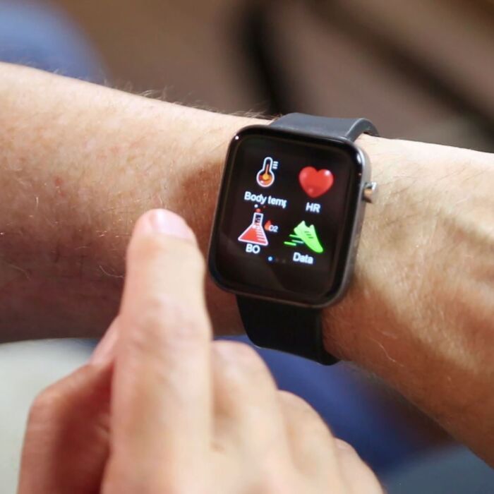 Kendox Fitness-Uhr «Life Tracker», 18 Sportmodi, bis zu 7 Tage Akku