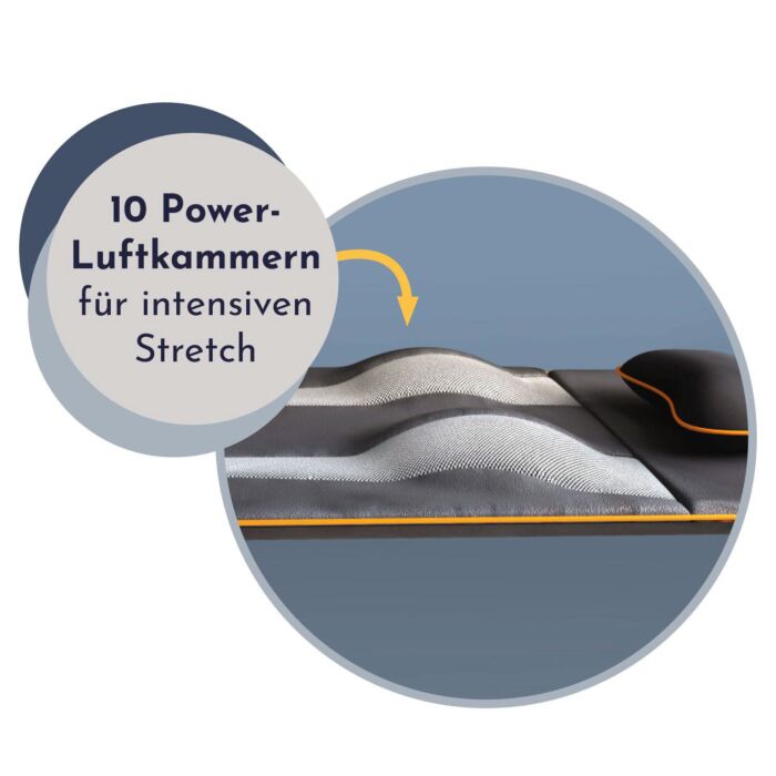 Belena Massagematte «Air Stretch», mit Wärme- und Stretch-Funktion