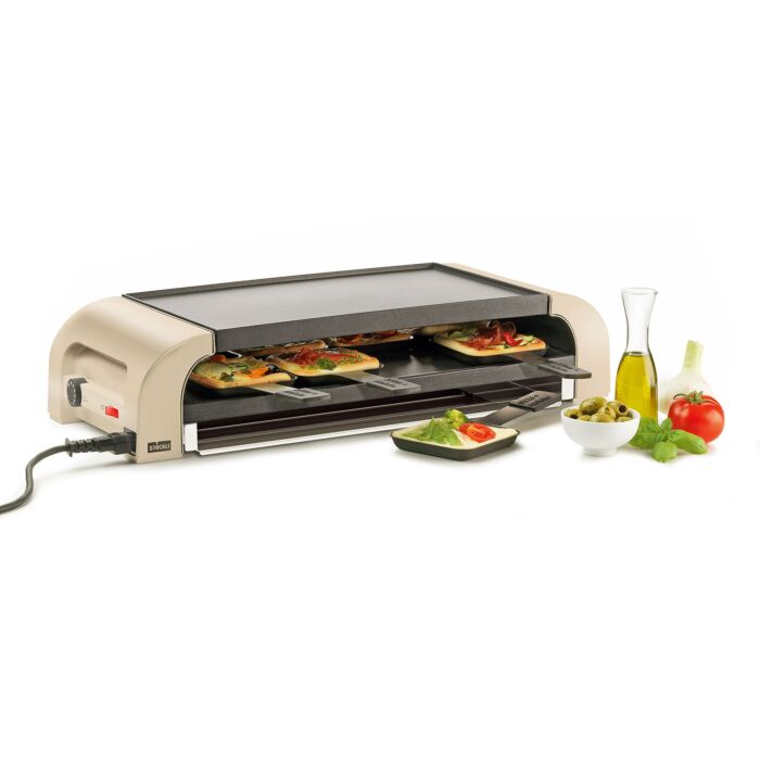 Pizzagril Stöckli "Crispy" pour 8 personnes, avec chaleur inférieure activable main product photo