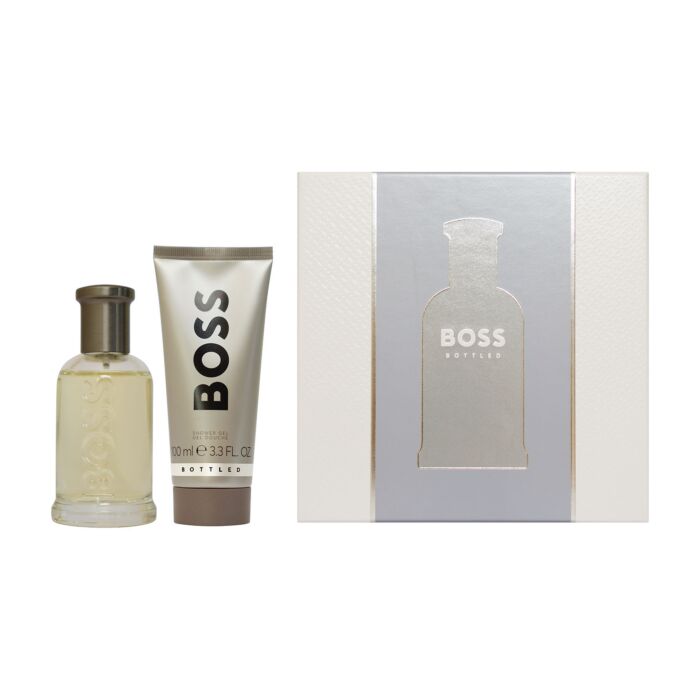 HUGO BOSS Coffret parfumé Boss Bottled Men, Eau de Toilette et gel douche