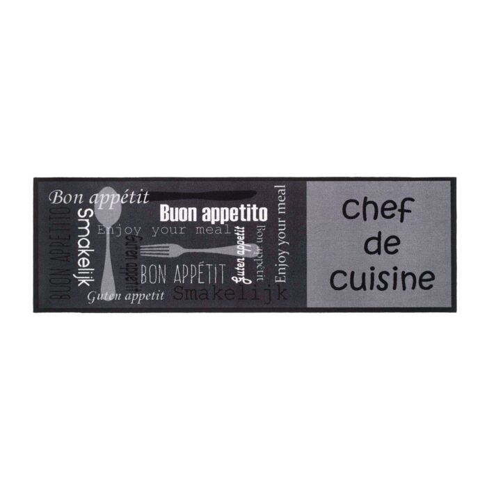 Küchenläufer Cook&Wash «Chef de cuisine», rutschhemmend, 50x150 cm