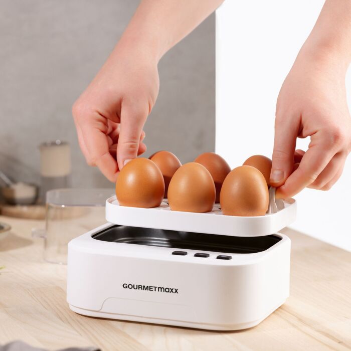 GOURMETmaxx Eierkocher, 6 Eier, 400 W
