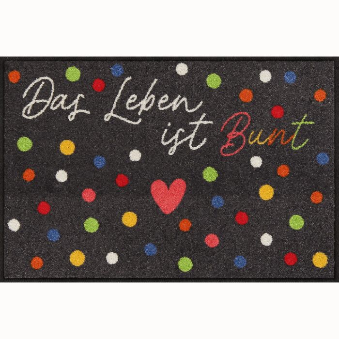 Türvorlage Buntes Leben, 50x75 cm