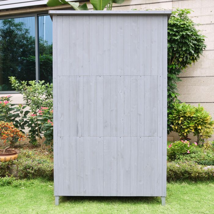 Geräteschrank aus Holz, wetterfest
