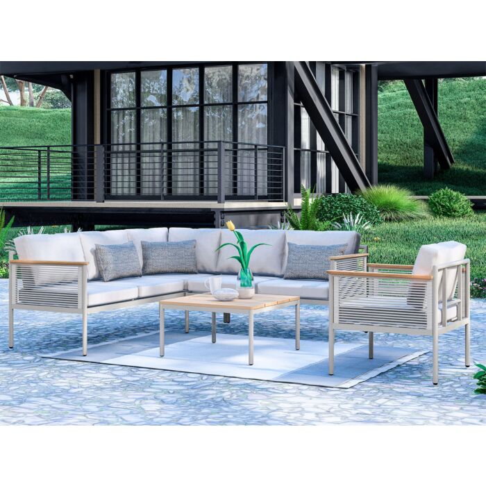 Lounge-Set «Hanna», inkl. Tisch