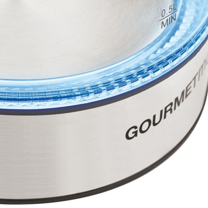 GOURMETmaxx Bouilloire en verre, 2200 W