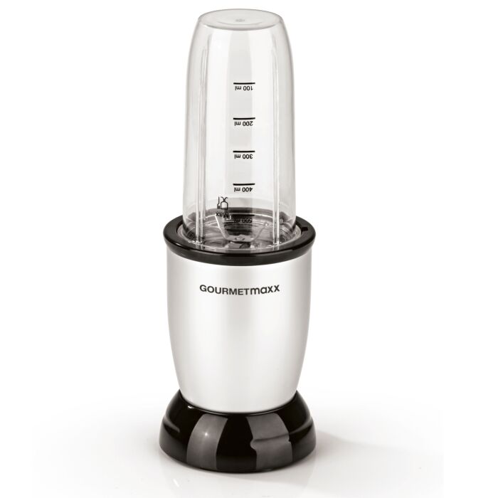 Gourmetmaxx Smoothie Mixer inkl. To-Go-Deckel, 4-tlg., 500 W