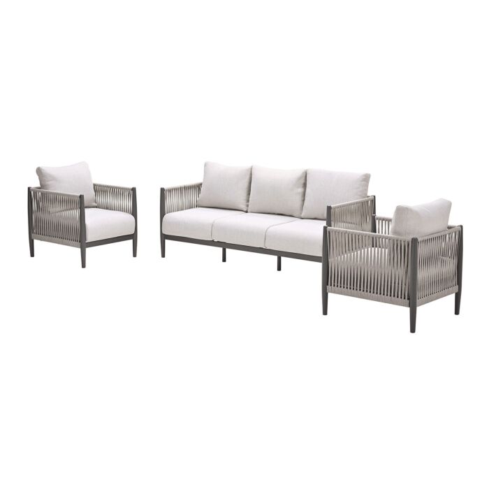 Lounge-Set «Diamo» für 5 Personen inkl. Tisch