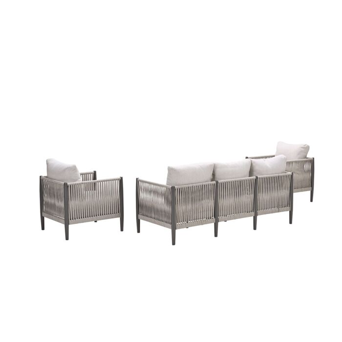 Lounge-Set «Diamo» für 5 Personen inkl. Tisch
