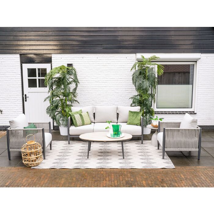 Lounge-Set «Diamo» für 5 Personen inkl. Tisch