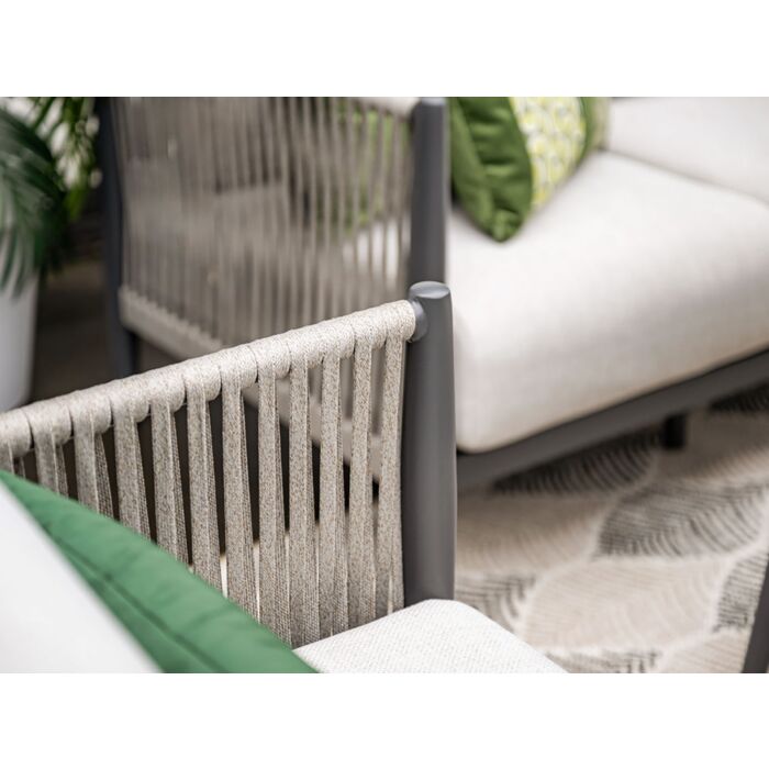 Lounge-Set «Diamo» für 5 Personen inkl. Tisch