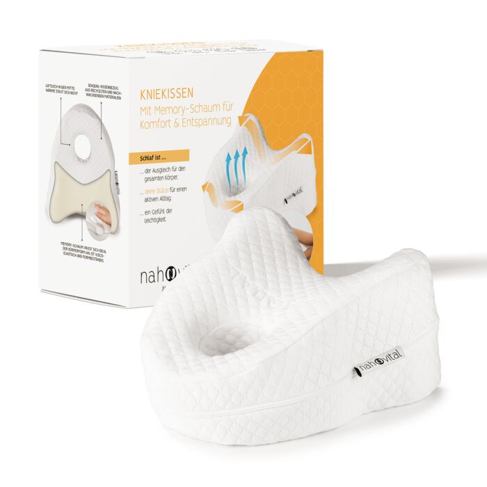 Oreiller nah-vital Komfort pour personne dormant sur le côté main product photo