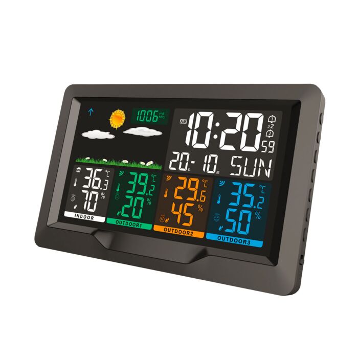 Station météo sans fil MultiSensor avec 3 capteurs et raccord USB