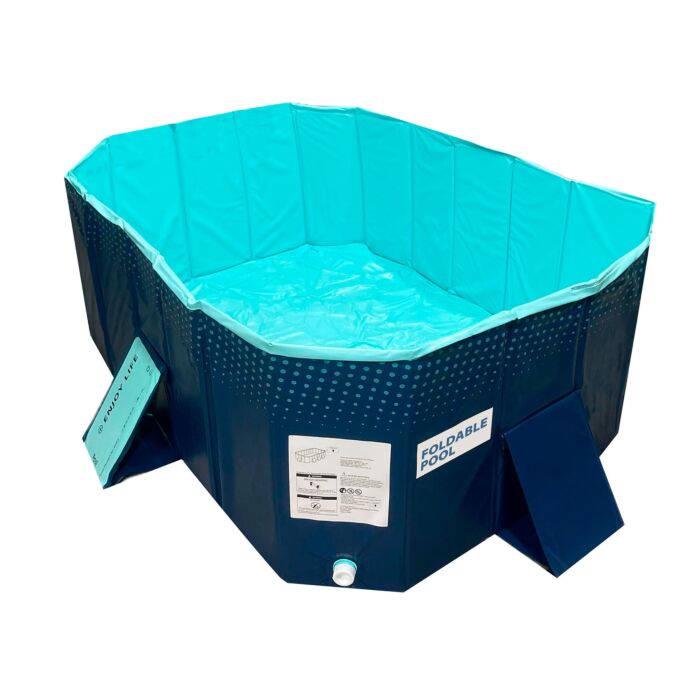 Piscine pliable, sans gonflage, portable et robuste