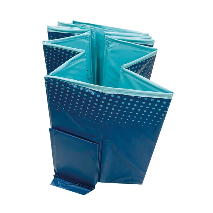 Piscine pliable, sans gonflage, portable et robuste