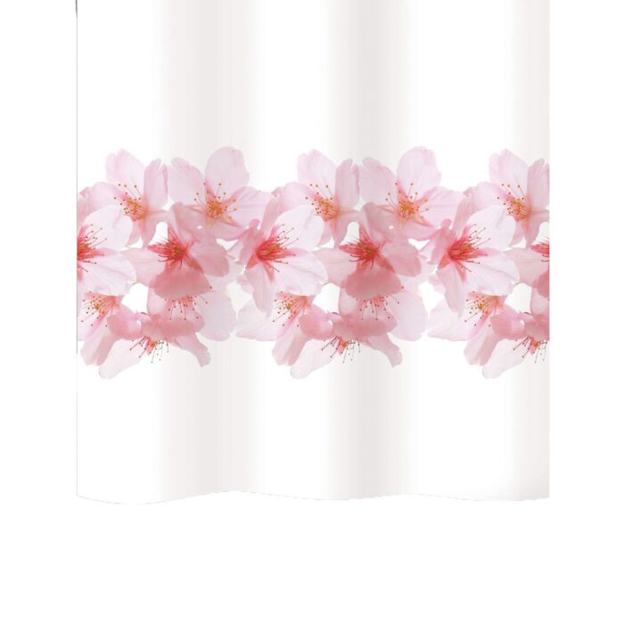 diaqua Duschvorhang «Sakura», wasserabweisend, 180 x 180 cm
