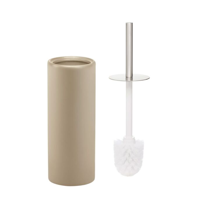 Garniture brosse de WC diaqua Zylo en céramique mate, design moderne