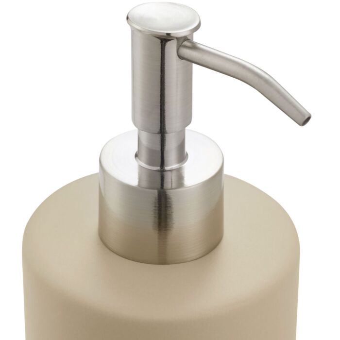 Distributeur de savon diaqua Zylo en céramique mate, design moderne