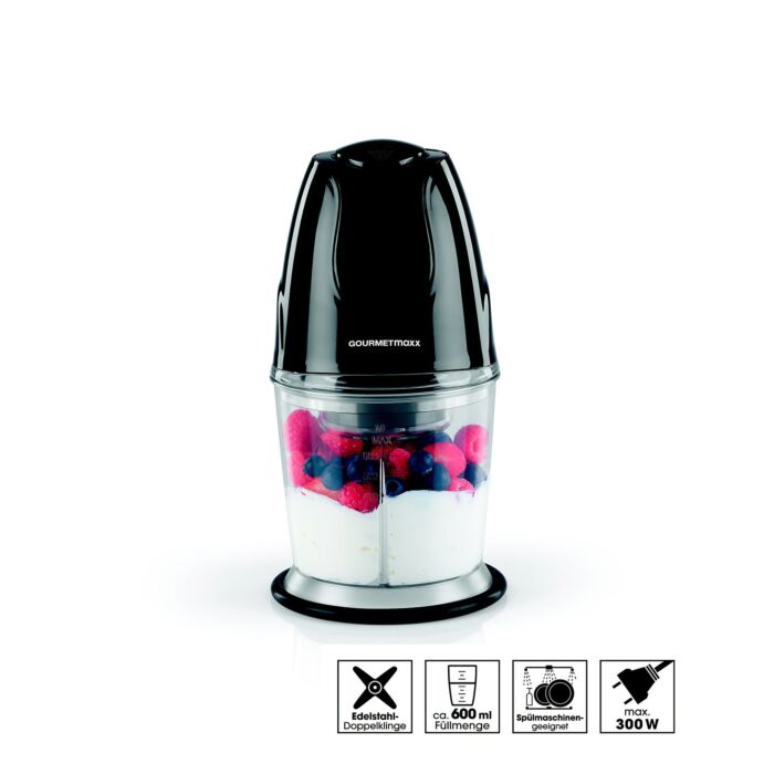 Gourmetmaxx Multi–Zerkleinerer, 600 ml, kompakt und leistungsstark