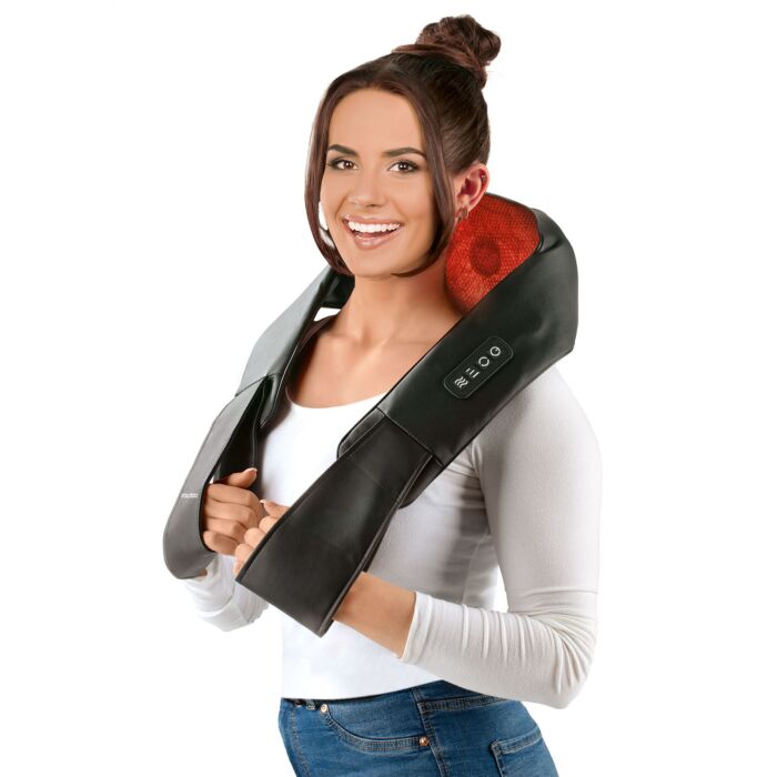 Vitalmaxx Akku-Massagegerät, Shiatsu-Knetmassage mit Wärmefunktion