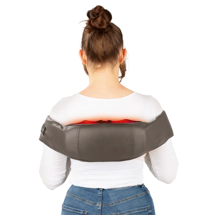 Vitalmaxx Akku-Massagegerät, Shiatsu-Knetmassage mit Wärmefunktion