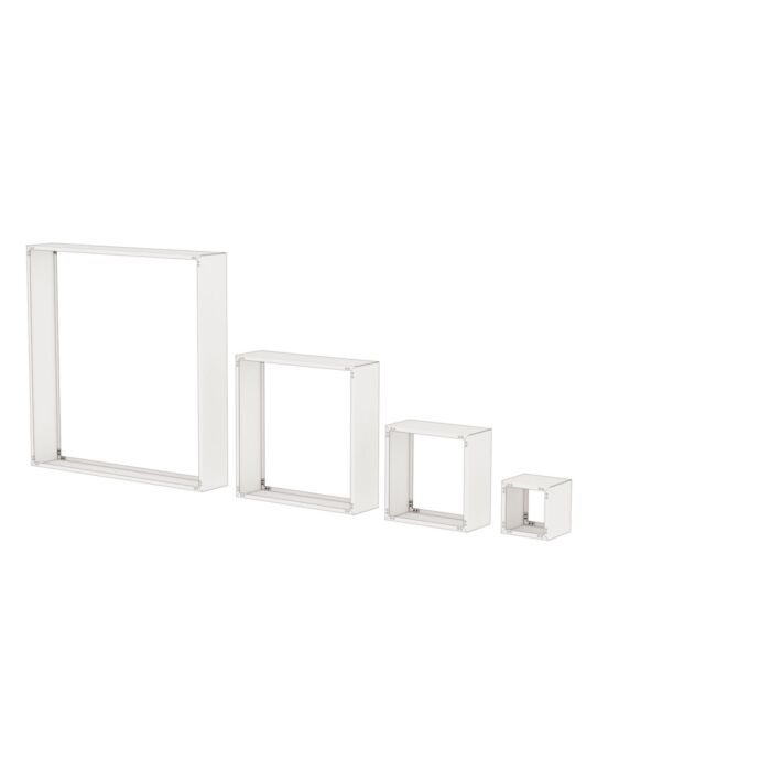 Modulares Kaminholzregal Seitenwände, 2 Stück