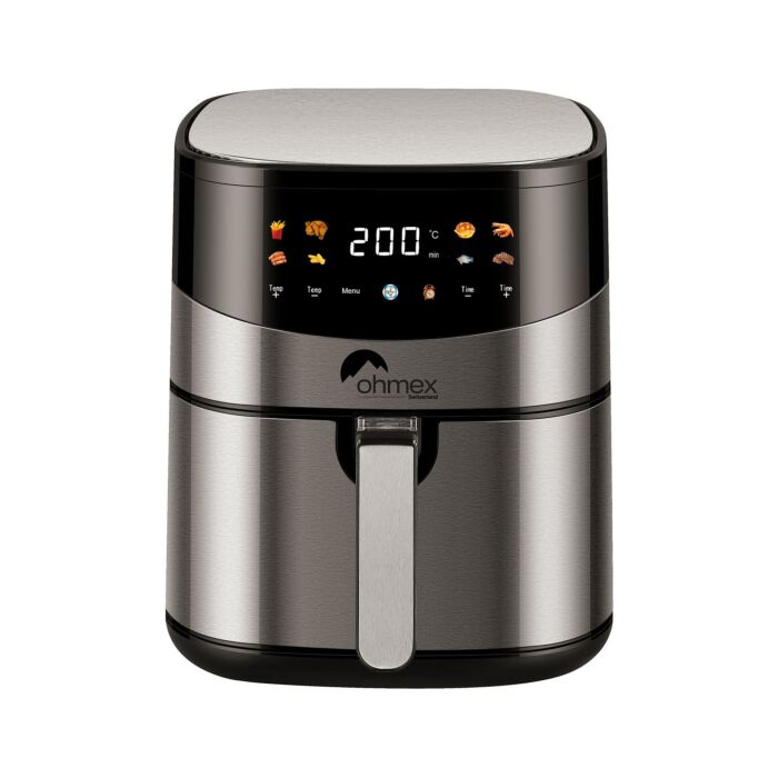 Ohmex Heissluftfritteuse «Digital Airfryer», 6,5 L, mit Timer und Überhitzungsschutz