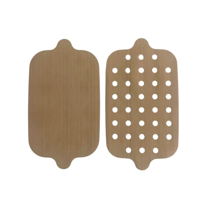 Frittierfolie-Set für Dual-Heissluft-Fritteuse Viereckig, 4-teilig, hitzebeständig bis 260ºC