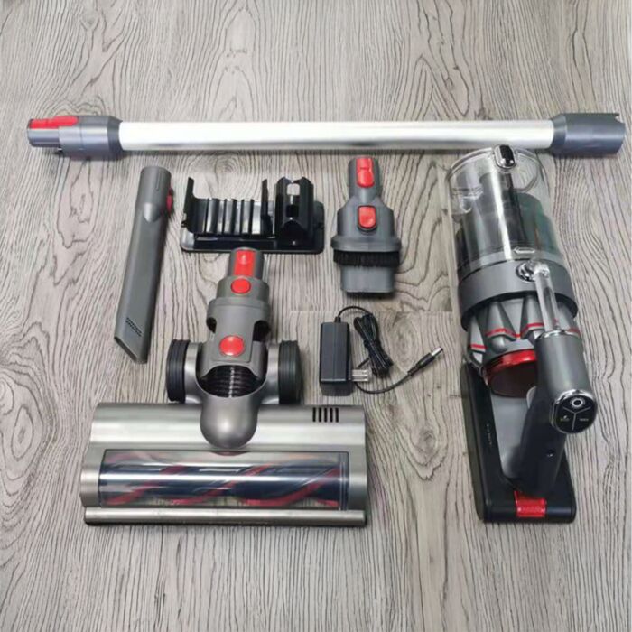 Ohmex Akku-Staubsauger, 3 Stufen, HEPA-Filter, Zubehör-Set