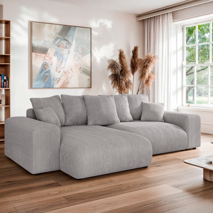 Ecksofa «Lunda» mit Bettfunktion