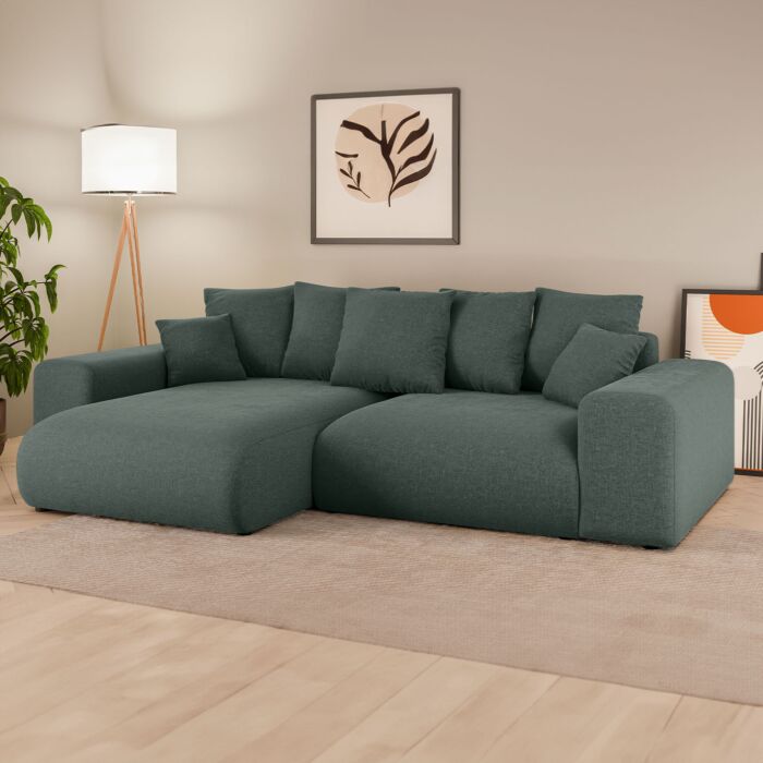 Ecksofa «Lunda» mit Bettfunktion