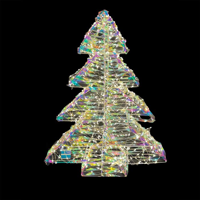 LED–Tannenbaum «Candy Outdoor», mit Glitzereffekt und Timerfunktion